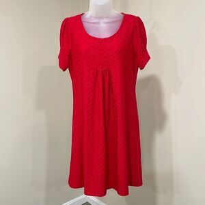 NWOT Jessica Howard Red Classy Dress.  Size 10 M medium